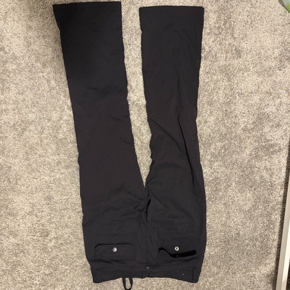 Prana Halle II Pants 12 Black Water Repellent Stretch Hiking Travel Performance - Picture 8 of 8